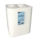 50 Siegelschalen, XPS 2-geteilt 1250 ml 4,2 cm x 24,5 cm x 26,5 cm weiss laminiert