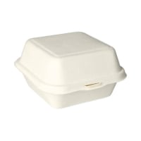 500 Hamburger-Boxen, Zuckerrohr &quot;pure&quot; 8 cm x...