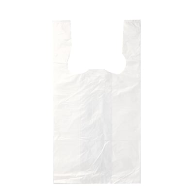 200 Hemdchen-Tragetaschen, HDPE 50 cm x 26 cm x 16 cm weiss