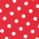 Papstar 20 Servietten, 3-lagig 1/4-Falz 40 cm x 40 cm rot &quot;Dots&quot;