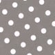 20 Servietten, 3-lagig 1/4-Falz 40 cm x 40 cm grau &quot;Dots&quot;