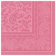 Papstar 20 Servietten &quot;ROYAL Collection&quot; 1/4-Falz 40 cm x 40 cm rosa &quot;Ornaments&quot;