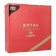 Papstar 50 Servietten &quot;ROYAL Collection&quot; 1/4-Falz 40 cm x 40 cm rot