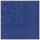 Papstar 50 Servietten &quot;ROYAL Collection&quot; 1/4-Falz 40 cm x 40 cm dunkelblau &quot;Ornaments&quot;