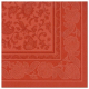 50 Servietten &quot;ROYAL Collection&quot; 1/4-Falz 40 cm x 40 cm terracotta &quot;Ornaments&quot;