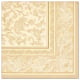 20 Servietten &quot;ROYAL Collection&quot; 1/4-Falz 40 cm x 40 cm champagner &quot;Ornaments&quot;