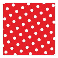 Papstar 30 Servietten, 3-lagig 1/4-Falz 33 cm x 33 cm rot...