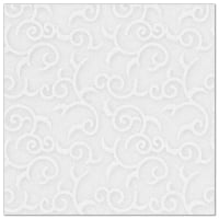 50 Servietten &quot;ROYAL Collection&quot; 1/4-Falz 40 cm x 40 cm weiss &quot;Casali&quot;