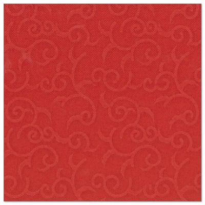 50 Servietten &quot;ROYAL Collection&quot; 1/4-Falz 40 cm x 40 cm rot &quot;Casali&quot;