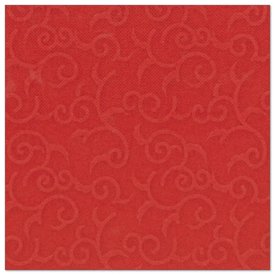 Papstar 50 Servietten &quot;ROYAL Collection&quot; 1/4-Falz 40 cm x 40 cm rot &quot;Casali&quot;