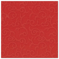 Papstar 50 Servietten &quot;ROYAL Collection&quot; 1/4-Falz 40 cm x 40 cm rot &quot;Casali&quot;