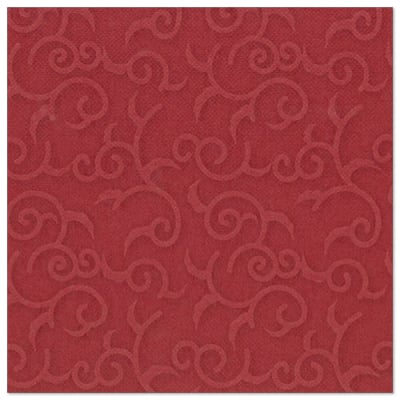 50 Servietten &quot;ROYAL Collection&quot; 1/4-Falz 40 cm x 40 cm bordeaux &quot;Casali&quot;