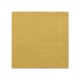 20 Servietten, 3-lagig 1/4-Falz 25 cm x 25 cm gold