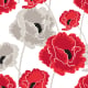 20 Servietten, 3-lagig 1/4-Falz 40 cm x 40 cm &quot;Poppy&quot;