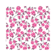 Papstar 20 Servietten, 3-lagig 1/4-Falz 25 cm x 25 cm fuchsia &quot;Milleflora&quot;