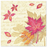 50 Servietten &quot;ROYAL Collection&quot; 1/4-Falz 40 cm x 40 cm &quot;Autumn Colours&quot;