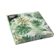 Papstar 20 Servietten, 3-lagig 1/4-Falz 33 cm x 33 cm &quot;Monstera&quot;