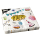 Papstar 20 Servietten, 3-lagig 1/4-Falz 33 cm x 33 cm &quot;Fun&quot;