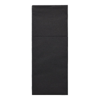 100 Bestecktaschen, Airlaid 40 cm x 48 cm schwarz...