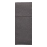 100 Bestecktaschen, Airlaid 40 cm x 48 cm anthrazit...