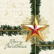 50 Servietten, 3-lagig 1/4-Falz 40 cm x 40 cm &quot;Golden Star&quot;