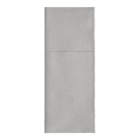 100 Bestecktaschen, Airlaid 40 cm x 48 cm grau...