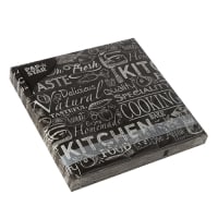 Papstar 20 Servietten, 3-lagig 1/4-Falz 33 cm x 33 cm &quot;Kitchen&quot;