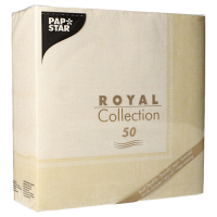 50 Servietten &quot;ROYAL Collection&quot; 1/4-Falz 40 cm...