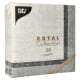 50 Servietten &quot;ROYAL Collection&quot; 1/4-Falz 40 cm x 40 cm &quot;Chalk&quot;