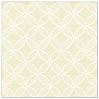 Papstar 50 Servietten &quot;ROYAL Collection&quot; 1/4-Falz 40 cm x 40 cm champagner &quot;Circle Flowers&quot;