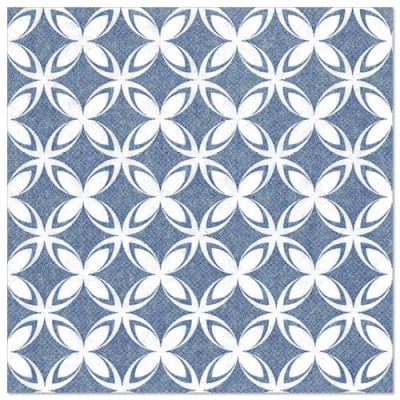 Papstar 50 Servietten &quot;ROYAL Collection&quot; 1/4-Falz 40 cm x 40 cm &quot;Delft&quot;