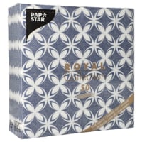 Papstar 50 Servietten &quot;ROYAL Collection&quot; 1/4-Falz 40 cm x 40 cm &quot;Delft&quot;