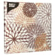 Papstar 20 Servietten, 3-lagig 1/4-Falz 40 cm x 40 cm taupe &quot;Floralies&quot;