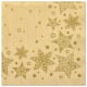 20 Servietten, 3-lagig 1/4-Falz 40 cm x 40 cm creme &quot;Christmas Shine&quot;