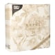 50 Servietten &quot;ROYAL Collection&quot; 1/4-Falz 40 cm x 40 cm sand &quot;Rose&quot;