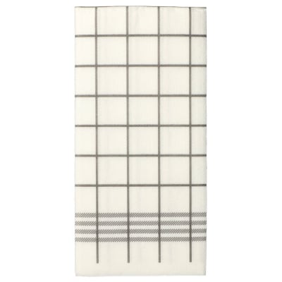 Papstar 30 Servietten, 2-lagig &quot;PUNTO&quot; 1/8-Falz 39 cm x 40 cm grau &quot;Kitchen Towel&quot; mikrogepr&auml;gt