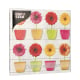 20 Servietten, 3-lagig 1/4-Falz 33 cm x 33 cm &quot;Glowing Gerberas&quot;