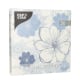 30 Servietten, 3-lagig 1/4-Falz 33 cm x 33 cm &quot;Blue Floret&quot;