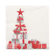 Papstar 20 Servietten, 3-lagig 1/4-Falz 33 cm x 33 cm &quot;Cadeaux&quot;