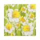 100 Servietten, 3-lagig 1/4-Falz 33 cm x 33 cm &quot;Narciso&quot;