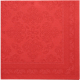 50 Servietten &quot;ROYAL Collection&quot; 1/4-Falz 40 cm x 40 cm rot &quot;Arabesque&quot;