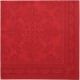 50 Servietten &quot;ROYAL Collection&quot; 1/4-Falz 40 cm x 40 cm bordeaux &quot;Arabesque&quot;