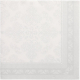 Papstar 50 Servietten &quot;ROYAL Collection&quot; 1/4-Falz 40 cm x 40 cm weiss &quot;Arabesque&quot;