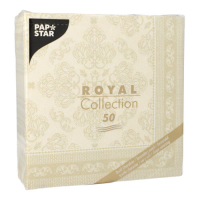 50 Servietten &quot;ROYAL Collection&quot; 1/4-Falz 40 cm...