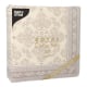 Papstar 50 Servietten &quot;ROYAL Collection&quot; 1/4-Falz 40 cm x 40 cm mocca &quot;Arabesque&quot;