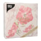 50 Servietten &quot;ROYAL Collection&quot; 1/4-Falz 40 cm x 40 cm rosa &quot;Blossom&quot;