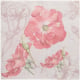 Papstar 50 Servietten &quot;ROYAL Collection&quot; 1/4-Falz 40 cm x 40 cm rosa &quot;Blossom&quot;