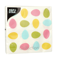 Papstar 20 Servietten, 3-lagig 1/4-Falz 33 cm x 33 cm...