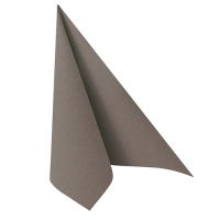 Papstar 50 Servietten &quot;ROYAL Collection&quot; 1/4-Falz 40 cm x 40 cm grau in Papierverpackung