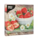 20 Servietten, 3-lagig 1/4-Falz 33 cm x 33 cm &quot;Strawberry Taste&quot;